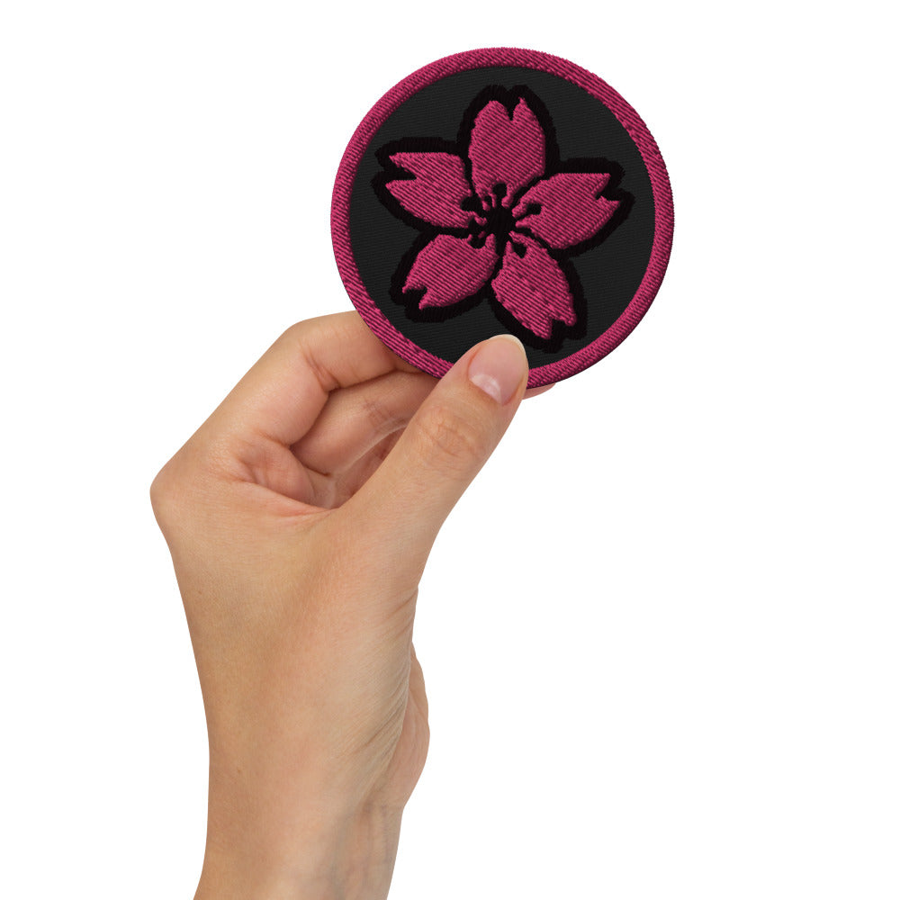 Sakura Blossom Embroidered Patch