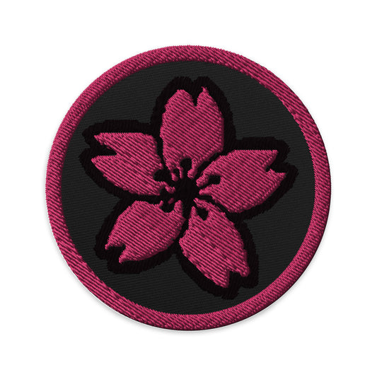 Sakura Blossom Embroidered Patch